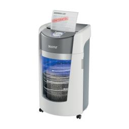 Leitz IQ OptiMax Office Micro Cut Paper Shredder 23L rotating bin