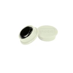 Nobo Magnetic Whiteboard Magnets 13mm White Pack of 10