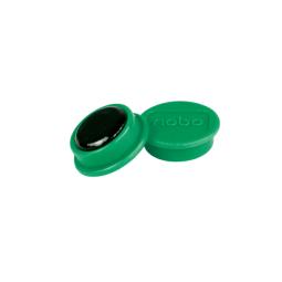 Nobo Magnetic Whiteboard Magnets 13mm Green Pack of 10