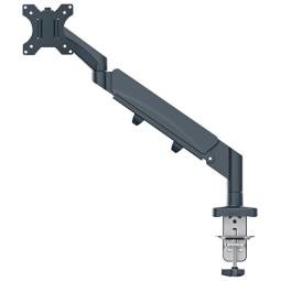 Leitz Ergo Space Saving Single Monitor Arm Dark Grey