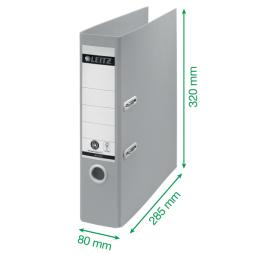 Leitz 180° Recycle Lever Arch File Red 80mm Pack of 10