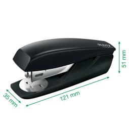 Leitz NeXXt Recycle Small Stapler Black