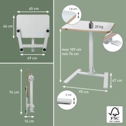 Leitz Ergo Small Folding Sit Standing Desk