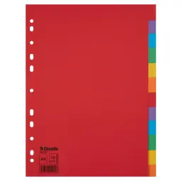 Esselte Divider, Cardboard, A4 - Outer carton of 10
