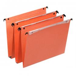 Esselte Orgarex Uniscope Suspension Files A4 220gsm 30mm Base Orange Box of 25