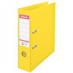 Esselte VIVIDA Lever Arch File A4 75mm Spine Plastic Yellow Pack of 10