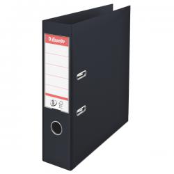 Esselte No.1 Lever Arch File Slotted 75mm Spine A4 Black Pack of 10