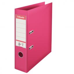 Esselte No.1 Lever Arch File Polypropylene A4 75 mm Fuchsia Pack of 10