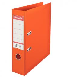 Esselte No.1 Lever Arch File Polypropylene A4 75 mm Orange Pack of 10