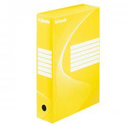 Esselte Standard Archiving Box A4 80mm Yellow Pack of 25