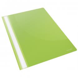 Esselte VIVIDA Report Flat File A4 Green Plastic With Clear Front Pack of 25