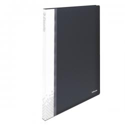 Esselte VIVIDA Display Book rigid translucent A4 Black Pack of 10