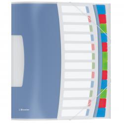 Esselte VIVIDA Divider Book 12 Part Translucent Multicolour A4