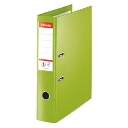 Esselte No.1 VIVIDA Foolscap 75mm Spine Plastic Lever Arch File Green Pack of 10