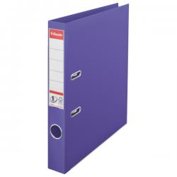 Esselte No.1 Plastic Lever Arch File A4 50mm Violet Pack of 10