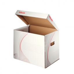 Esselte Standard Storage and Transportation Box Medium White Pack of 10