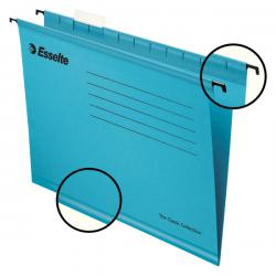 Esselte Classic Reinforced Suspension File A4 Blue Pack of 25