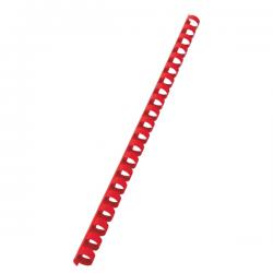 GBC CombBind Binding Comb A4 12mm Red Pack of 100