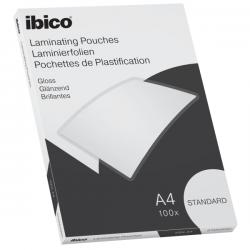 Ibico Basics Standard A4 Laminating Pouches Crystal clear Pack of 100