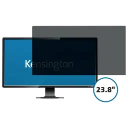 Kensington Monitor Privacy Screen Filter 2-Way Removable 23.8'' Wide 16:9 Black