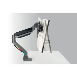 Kensington SmartFit™ Dual Monitor Arm with Crossbar and Handle