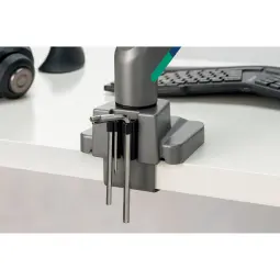 Kensington SmartFit™ Dual Monitor Arm with Crossbar and Handle