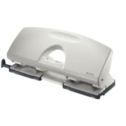 Leitz 4-Hole Punch, 25 sheet capacity, Grey