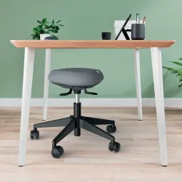Leitz Ergo Active Sitting Stool with Wheels and Wobble Comfort Seat