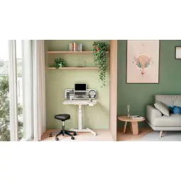 Leitz Ergo Sitting Stool with Wheels and Comfort Seat