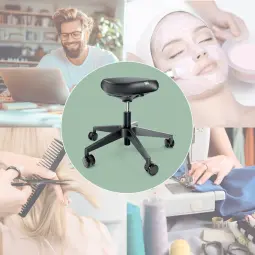 Leitz Ergo Sitting Stool with Wheels and Comfort Seat