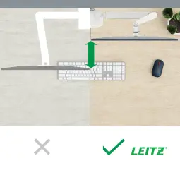 Leitz Ergo Space Saving Dual Monitor Arm