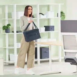 Leitz Fabric Compact Hot Desking Work Bag with Lid