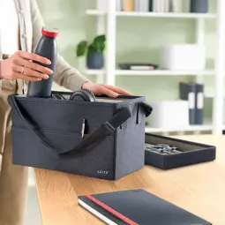 Leitz Fabric Compact Hot Desking Work Bag with Lid