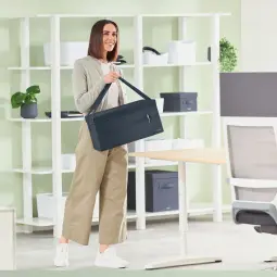 Leitz Fabric Hot Desking Work Bag with Lid