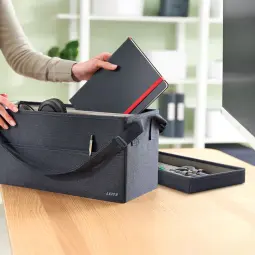 Leitz Fabric Hot Desking Work Bag with Lid