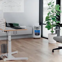 Leitz IQ OptiMax Small Office 350 Micro Cut Paper Shredder Security P5 22L - White