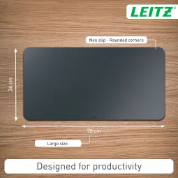 Leitz Large Leather Desk Mat