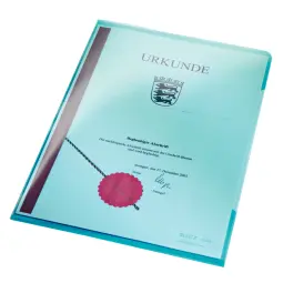 Leitz Premium Folder A4 Clear, extra strong 0.15 mm Polypropylene, reinforced (Pack 100)