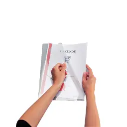 Leitz Premium Folder A4 Clear, extra strong 0.15 mm Polypropylene, reinforced (Pack 100)