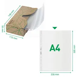 Leitz Recycle A4 Pocket Dispenser, 40 pcs