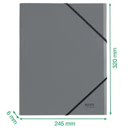 Leitz Recycle Card Divider Book, Blue - Outer carton of 6