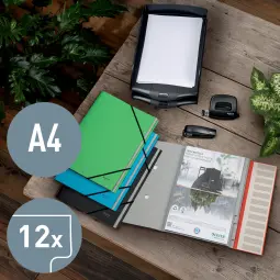 Leitz Recycle Card Divider Book, Green - Outer carton of 4