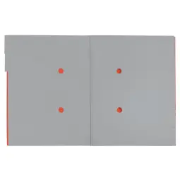 Leitz Recycle Card Divider Book, Red - Outer carton of 6