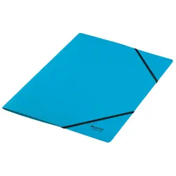 Leitz Recycle Card Folder with elastic bands, Blue - Outer carton of 10
