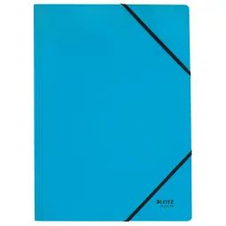 Leitz Recycle Card Folder with elastic bands, Blue - Outer carton of 10