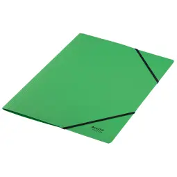 Leitz Recycle Card Folder with elastic bands, Green - Outer carton of 10