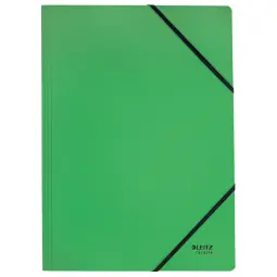 Leitz Recycle Card Folder with elastic bands, Green - Outer carton of 10