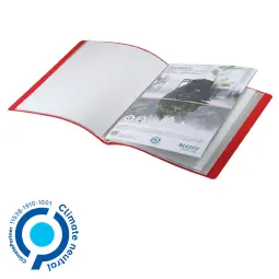 Leitz Recycle Display Book, Red - Outer carton of 10