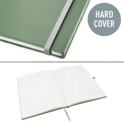 Leitz Style Notebook A4 ruled with hardcover 80 sheets. Celadon Green - Outer carton of 5