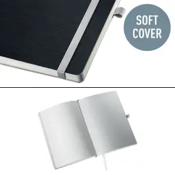 Leitz Style Notebook A5 plain with softcover - Outer carton of 5